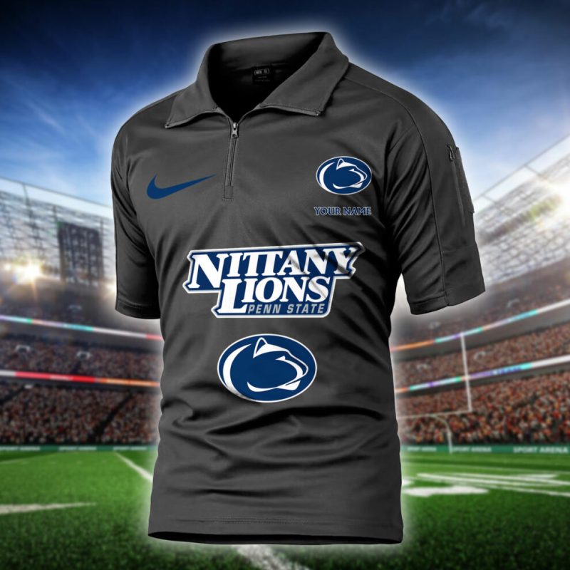Penn State Nittany Lions Army Polo Shirt Black