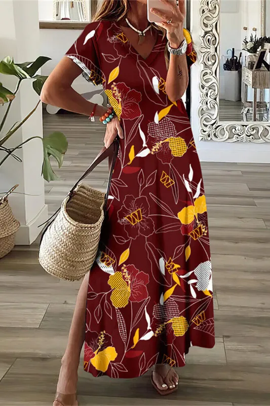 Washington Commanders V-Neck Dress