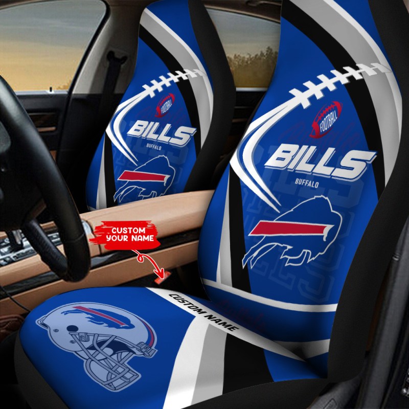 Buffalo Bills Personalized Car Seat Covers