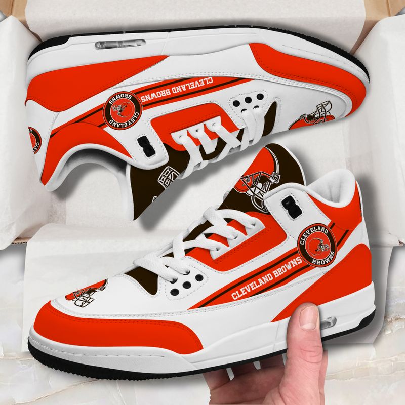 Cleveland Browns JD03 Genuine Leather Shoes Image 1