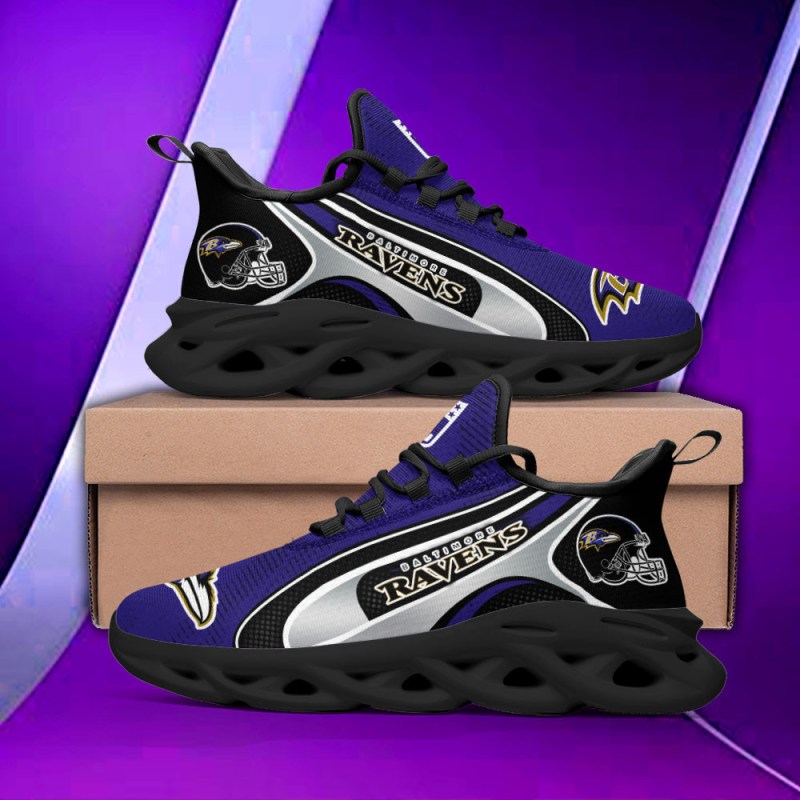 Baltimore Ravens Yezy Running Sneakers