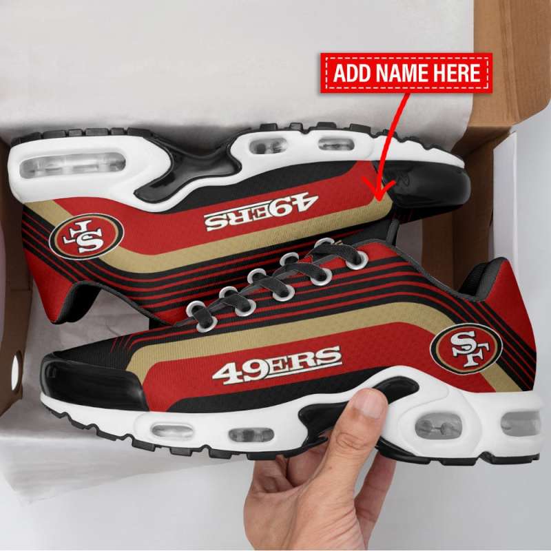 San Francisco 49ers Personalized Plus T-N Youth Sneakers