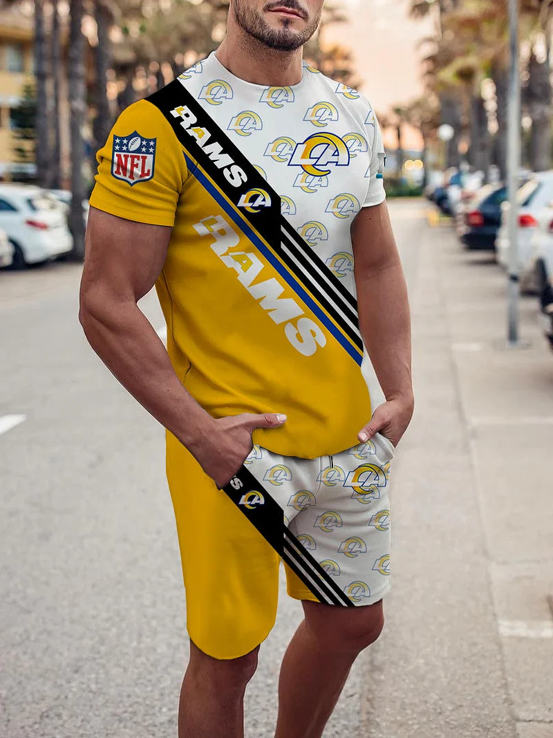 Los Angeles Rams T-shirt and Shorts AZTS559