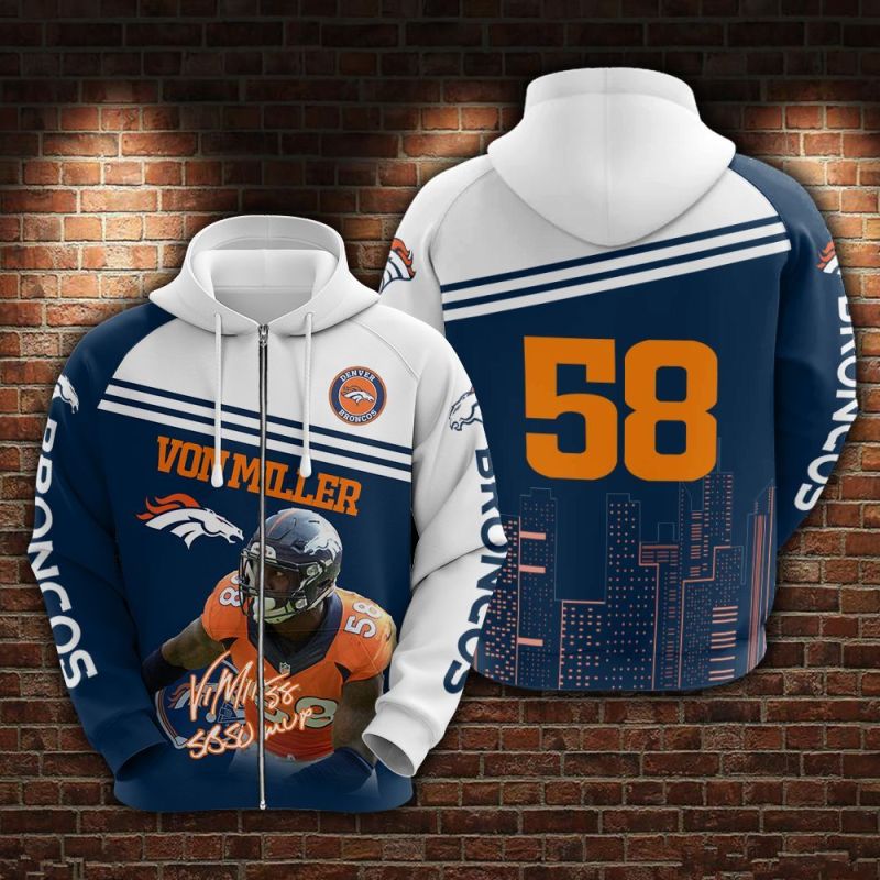 Denver Broncos Limited Hoodie Back View