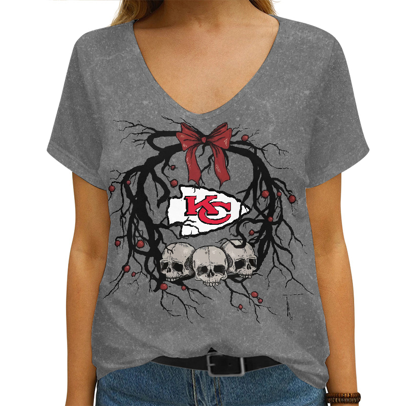 Kansas City Chiefs V-neck Women's T-shirt