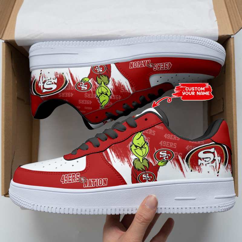 San Francisco 49ers Personalized AF1 Shoes