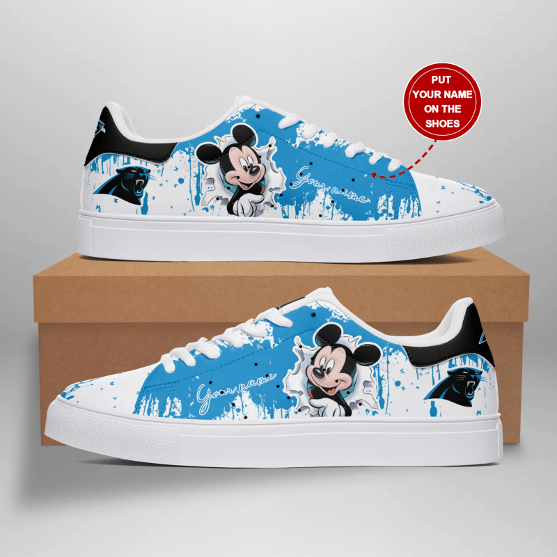 Carolina Panthers Personalized Sneakers