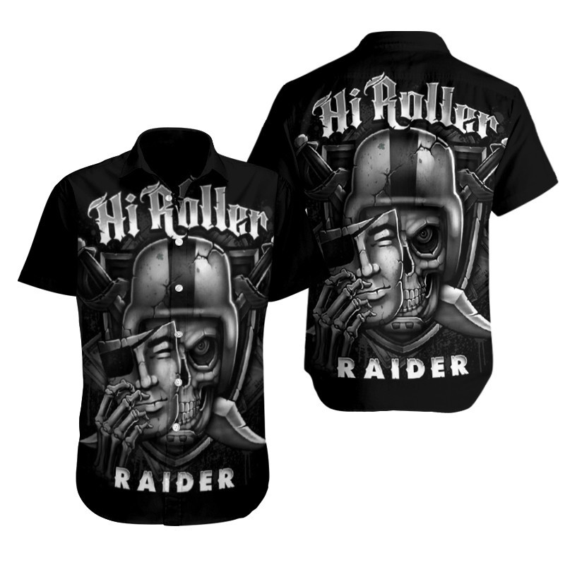 Las Vegas Raiders Button Shirt Sizing Chart
