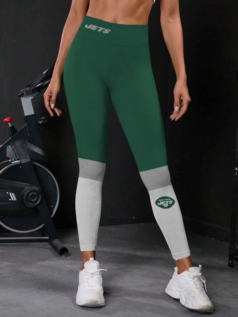 New York Jets High Waist Leggings