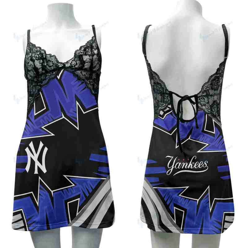 New York Yankees Slip Dress Front View