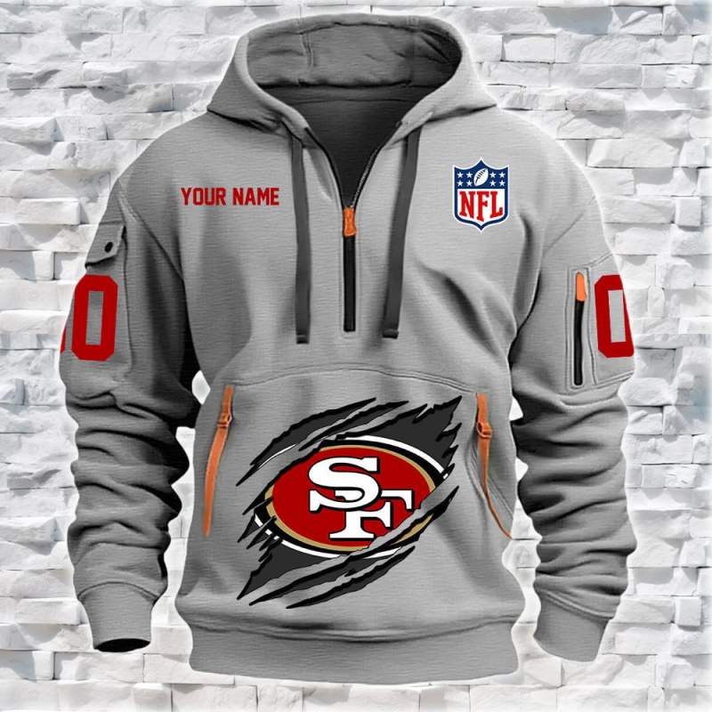 San Francisco 49ers Hoodie Back View