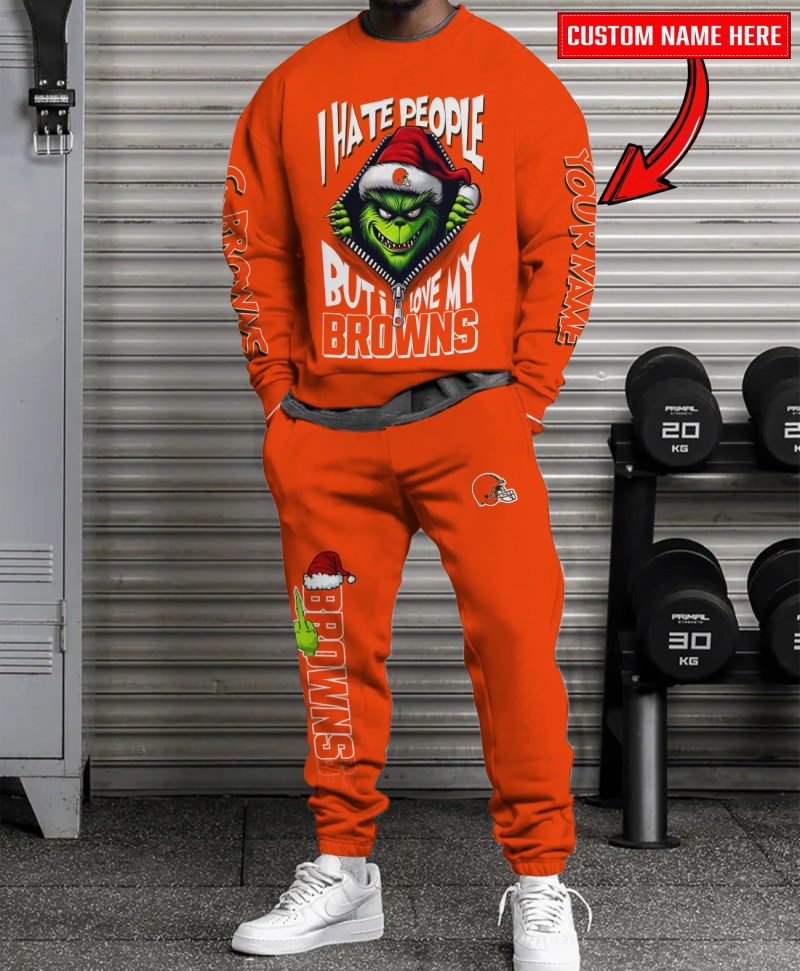 Cleveland Browns Christmas Collection - Sweatshirt and Sweatpants