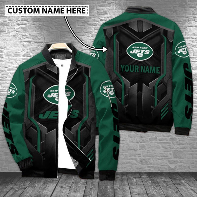 New York Jets Personalized Bomber Jacket
