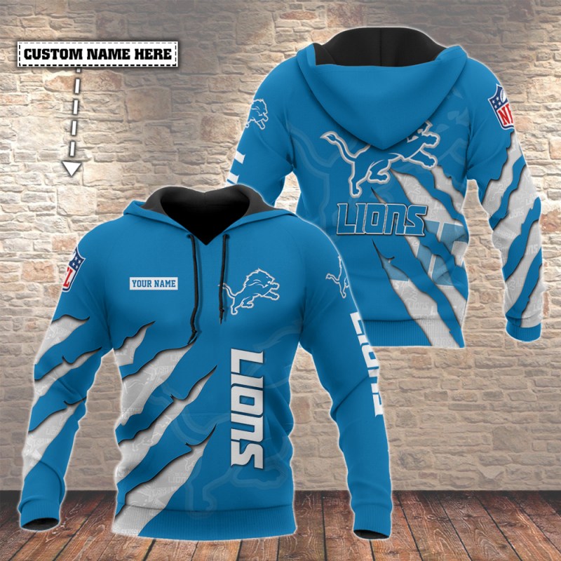 Detroit Lions Hoodie Details