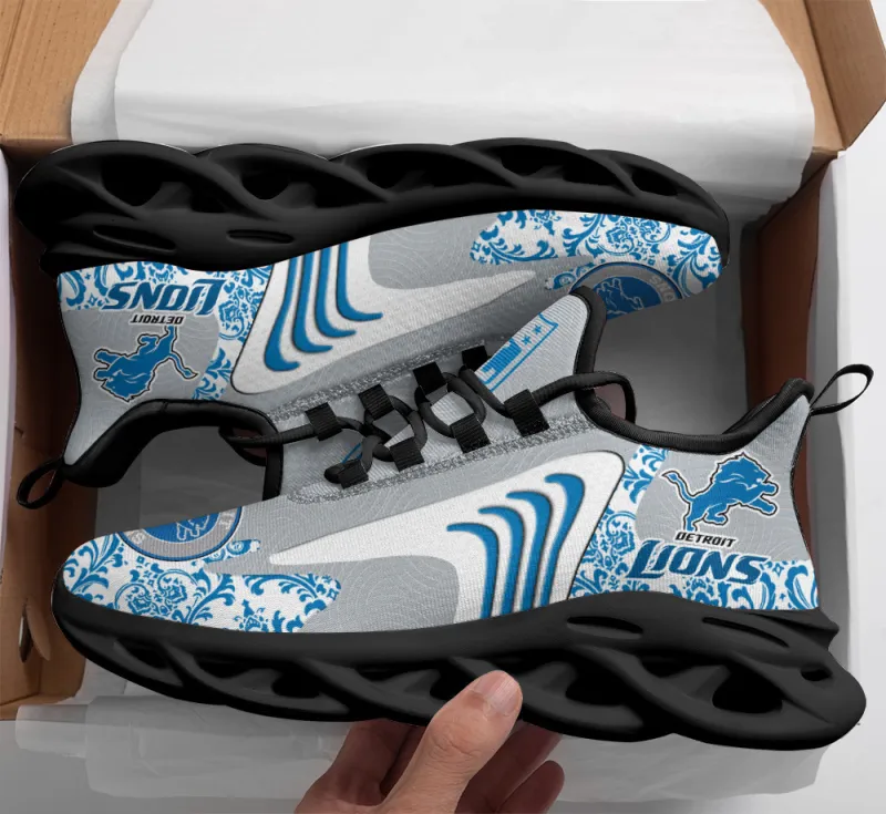 Detroit Lions Yezy Running Sneakers