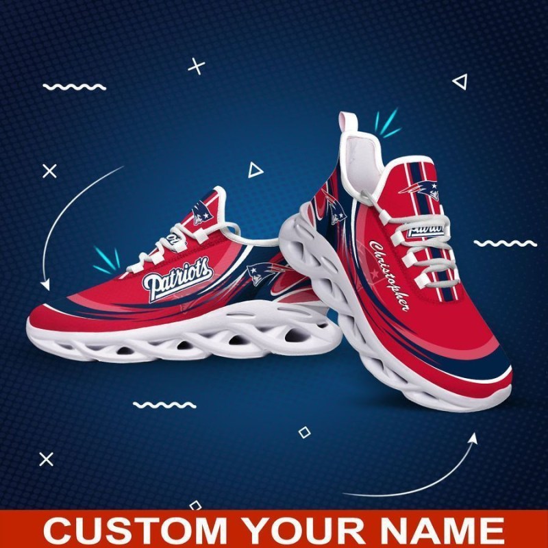 New England Patriots Personalized Yezy Running Sneakers 4