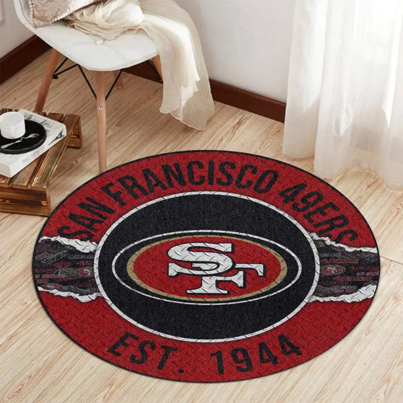 San Francisco 49ers Round Rug 152