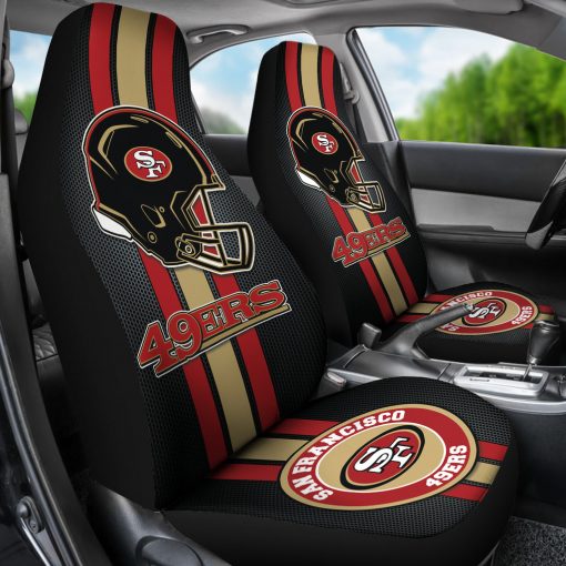San Francisco 49ers Car Seat Cover Side View