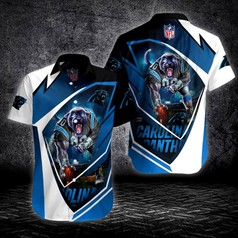 Sizing Chart for Carolina Panthers Button Shirts