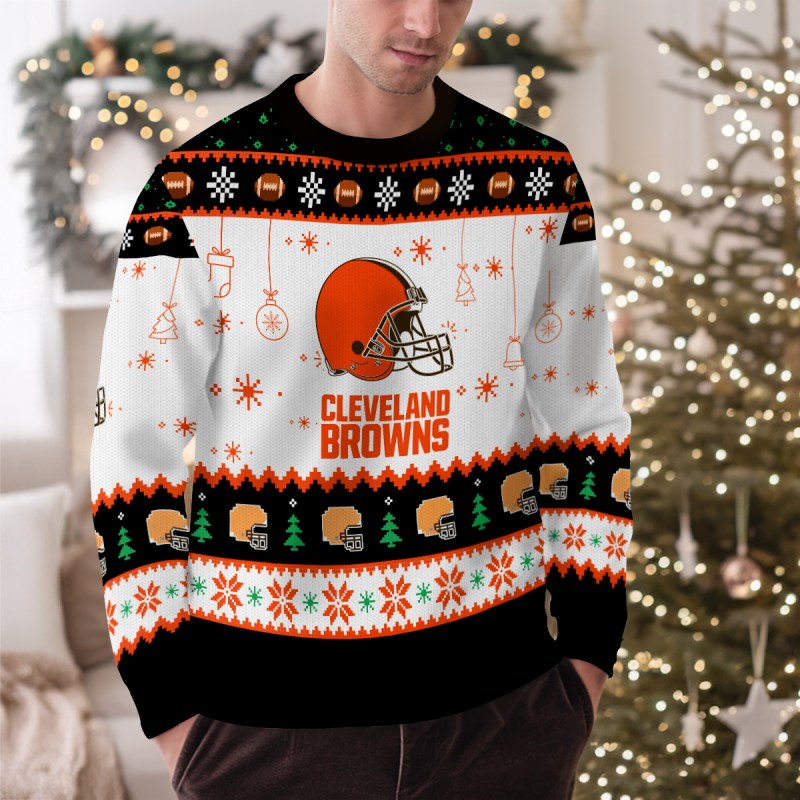 Cleveland Browns Ugly Christmas Sweater Image 3