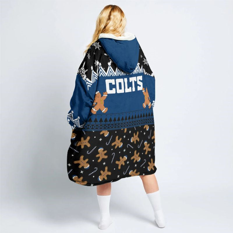Indianapolis Colts Snug Hoodie - Back View