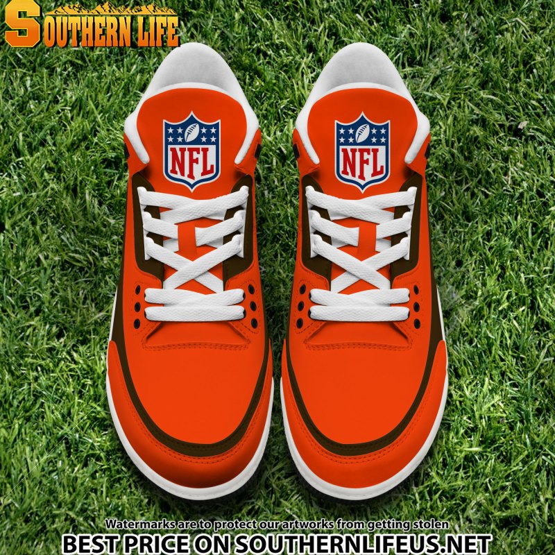 Cleveland Browns JD3 Sneakers Design 4