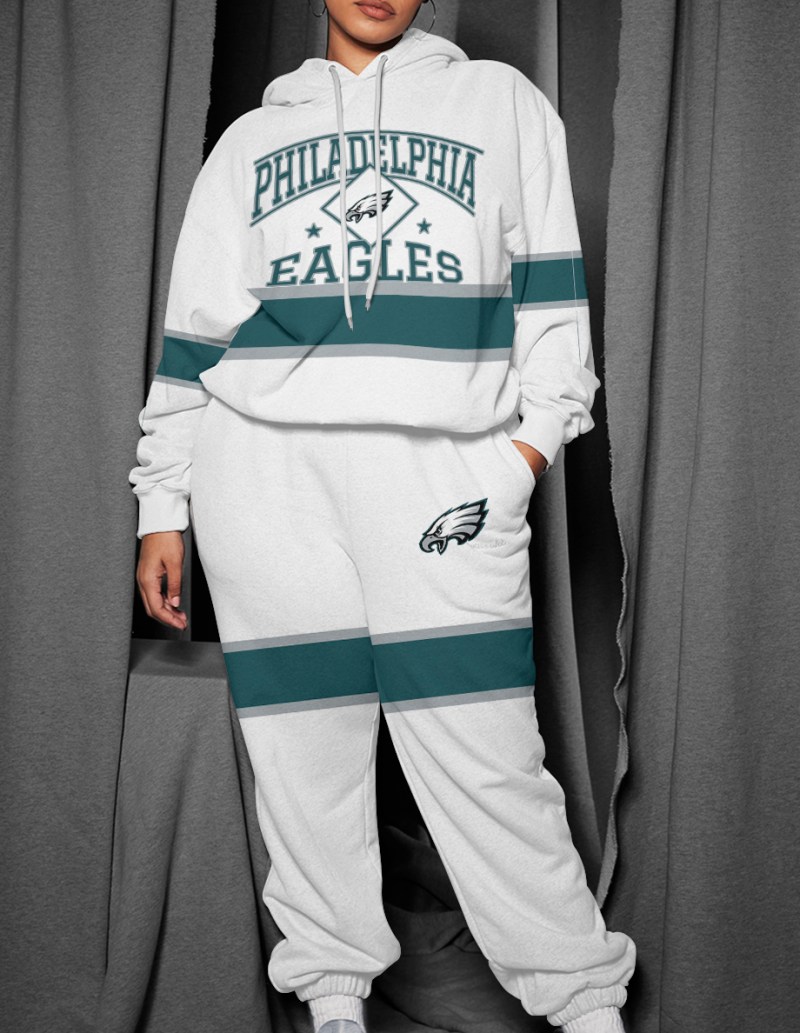 Philadelphia Eagles Hoodie and Sweatpants Set