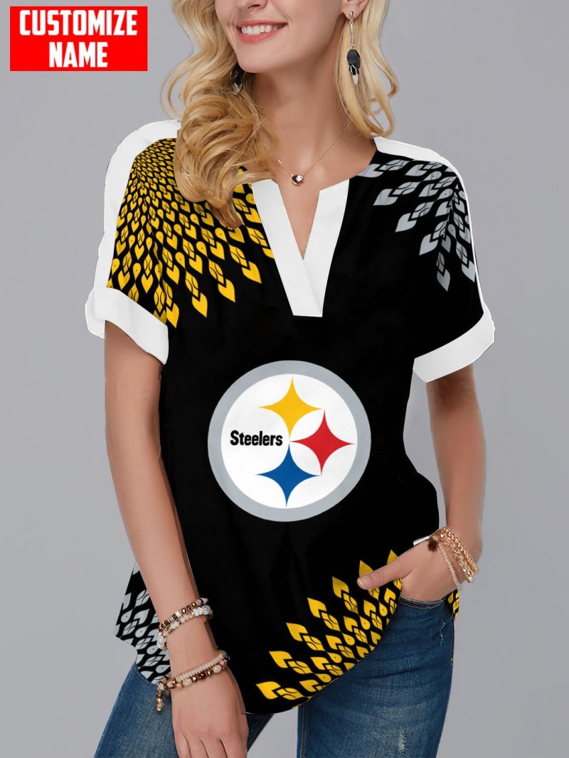 Pittsburgh Steelers V-Neck Shirt