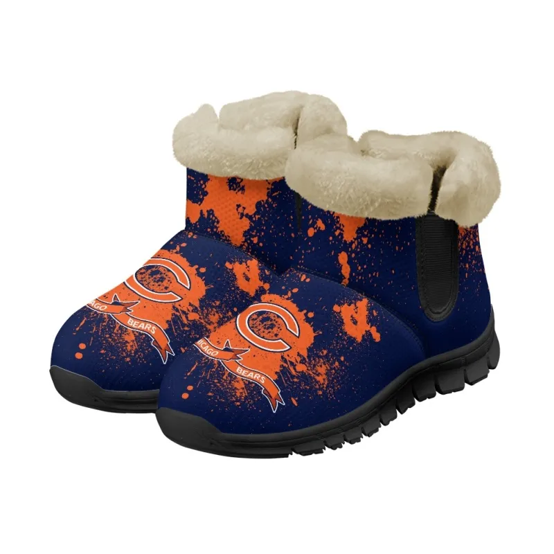 Chicago Bears Comfy Winter Snow Boots 7