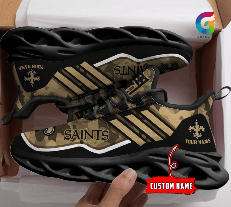New Orleans Saints Personalized Yezy Running Sneakers