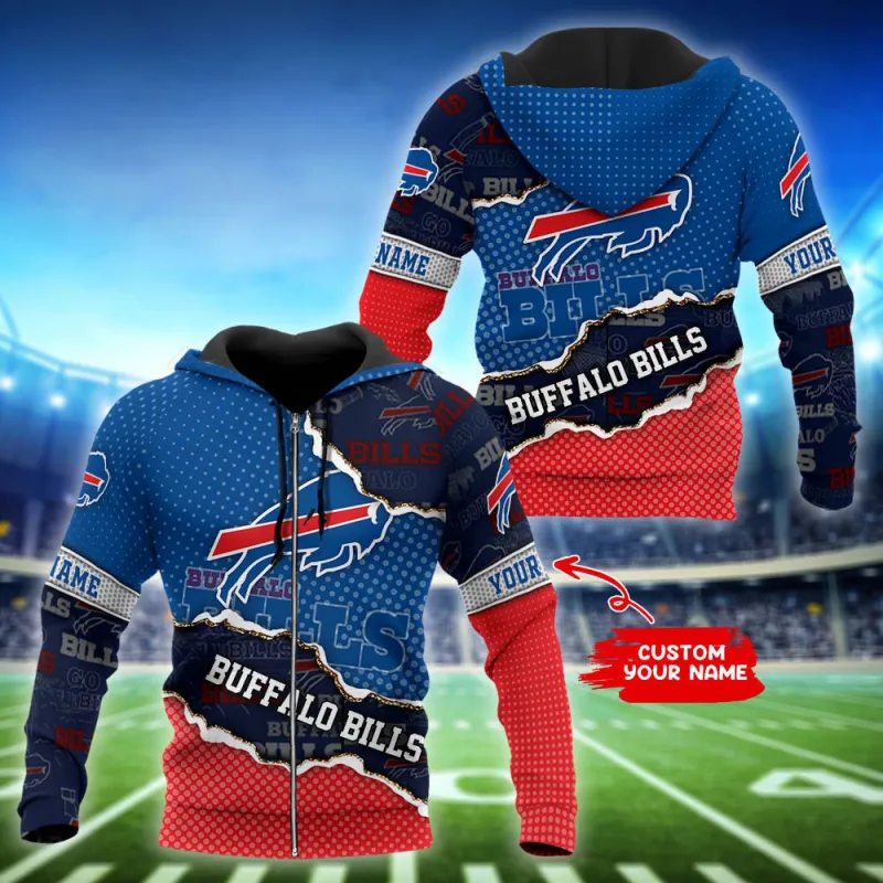 Buffalo Bills Personalized Hoodie - Amazing Design