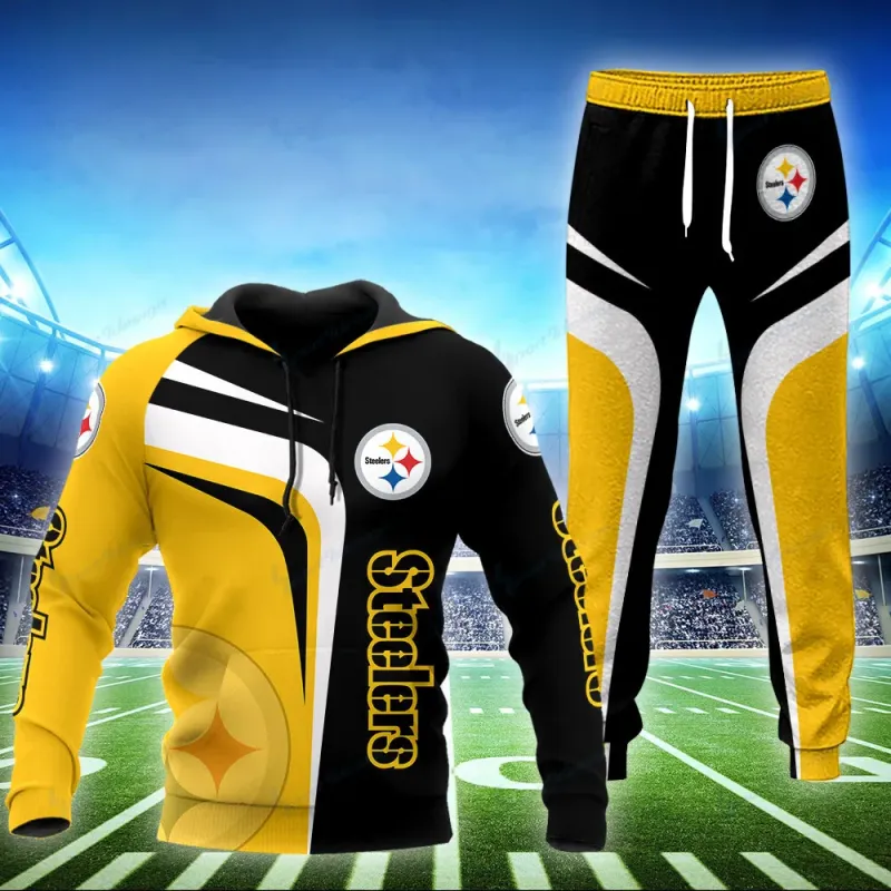 Pittsburgh Steelers Hoodie and Jogger Set
