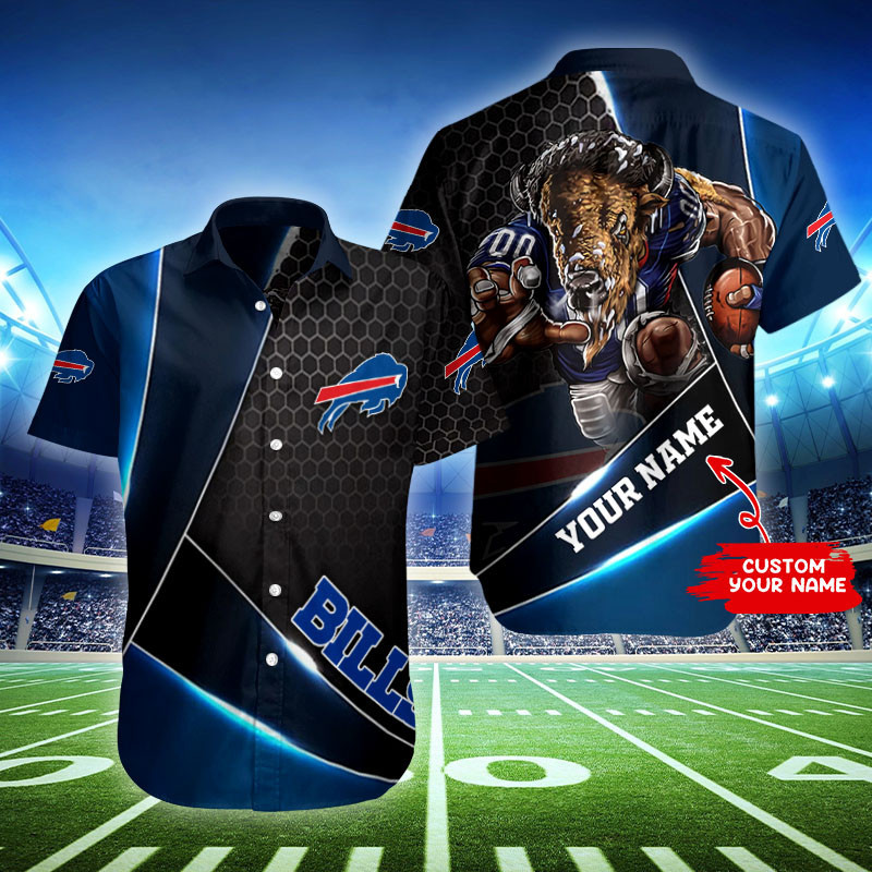 Buffalo Bills Personalized Button Shirt Sizing Chart