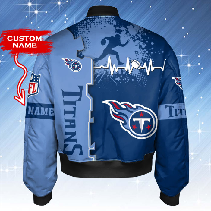 Tennessee Titans Bomber Jacket Back View