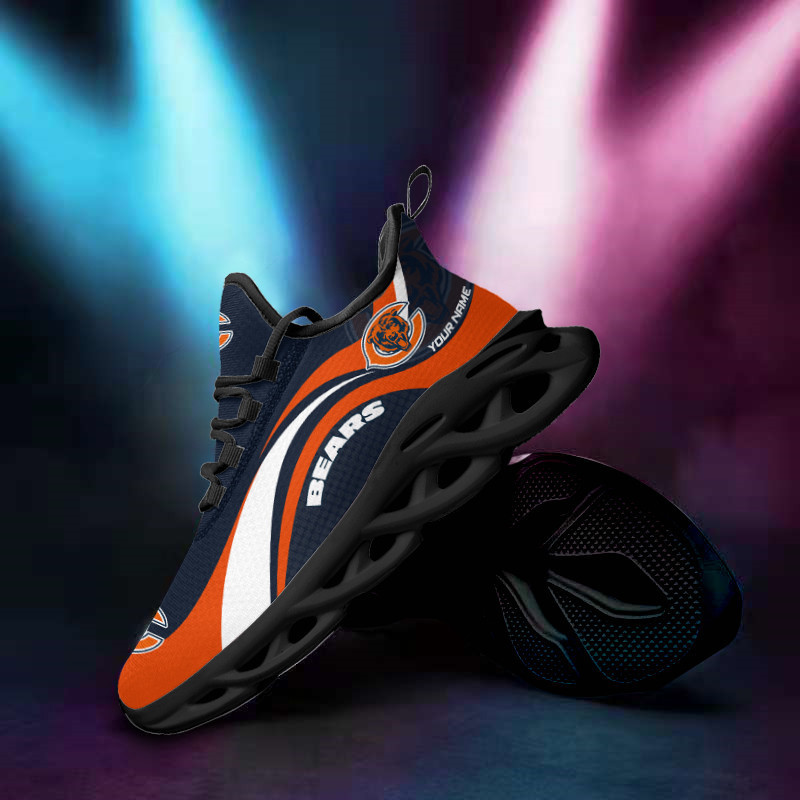 Chicago Bears Personalized Yezy Running Sneakers