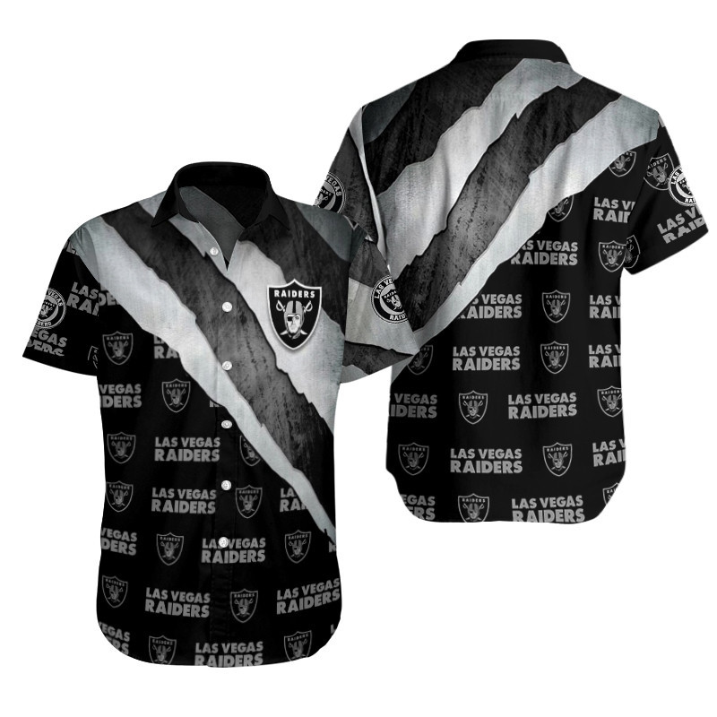 Las Vegas Raiders Button Shirt Size Chart