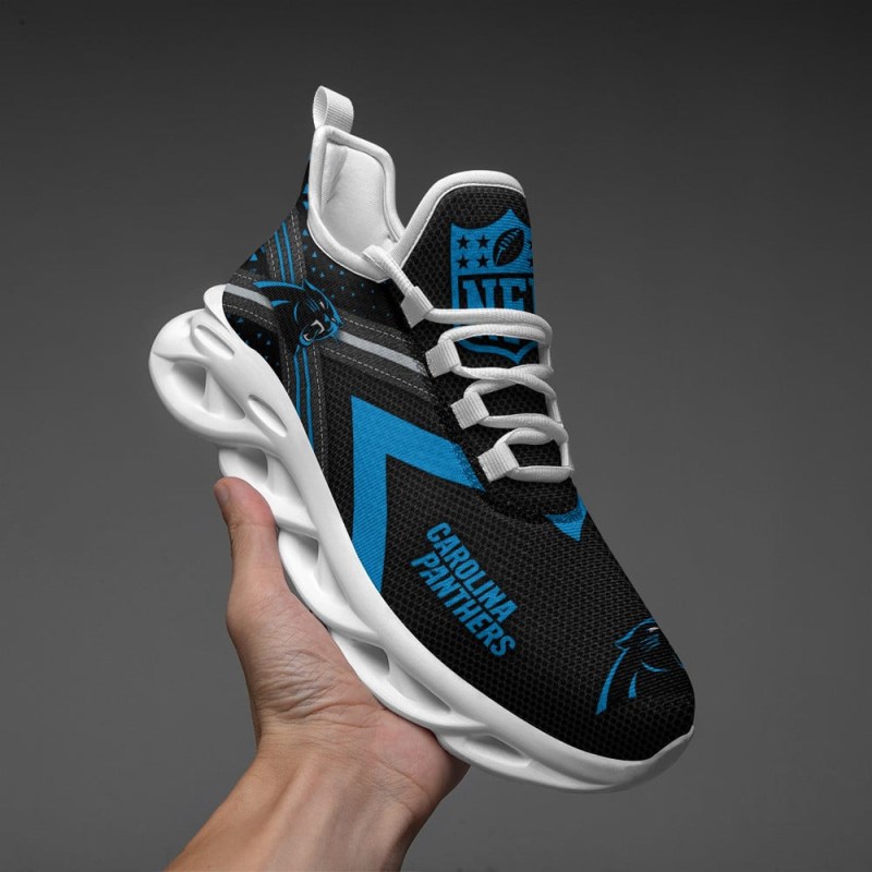 Carolina Panthers Yezy Running Sneakers