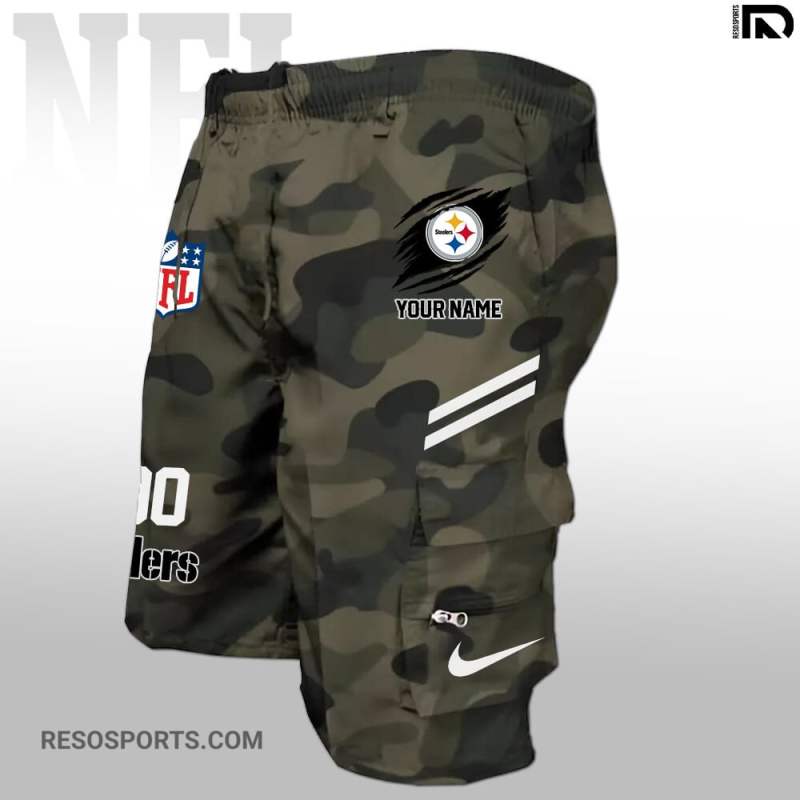 Pittsburgh Steelers Jumbo Pockets Shorts