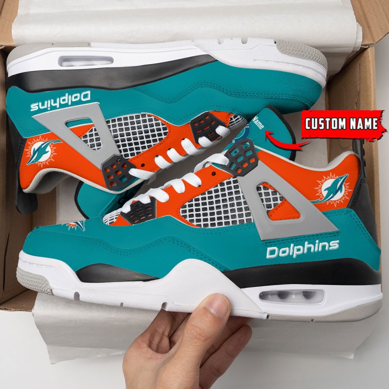 Miami Dolphins AJ4 Sneakers