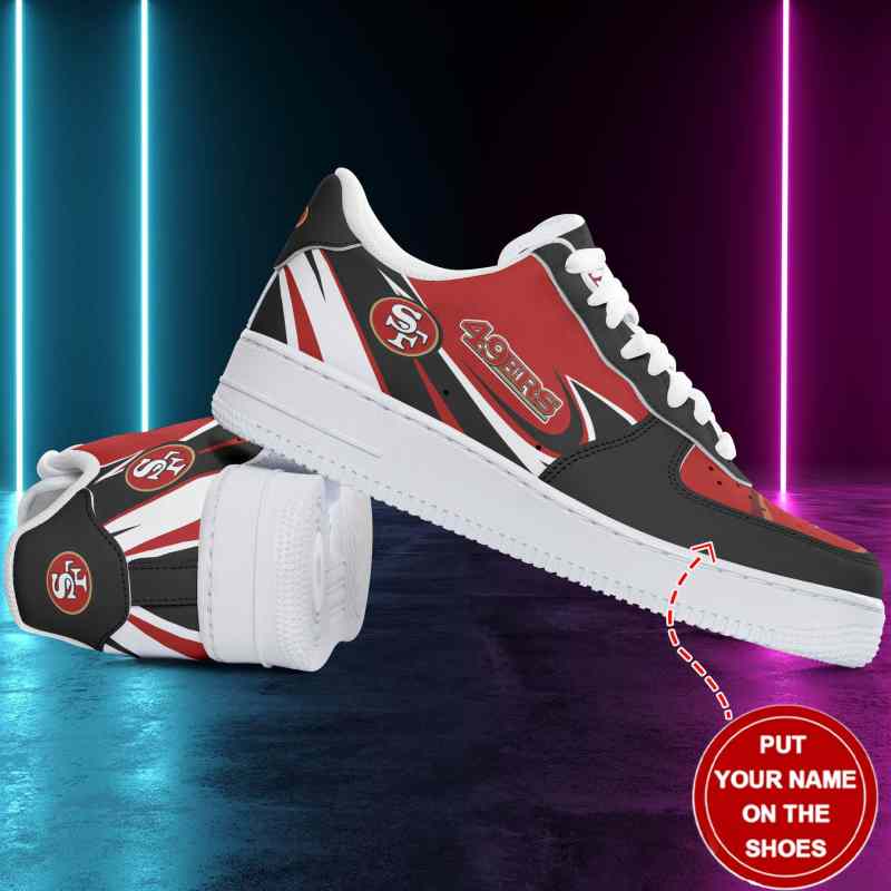San Francisco 49ers Personalized AF1 Shoes