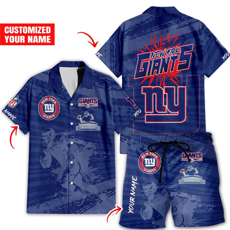 New York Giants Hawaiian Shirt 1
