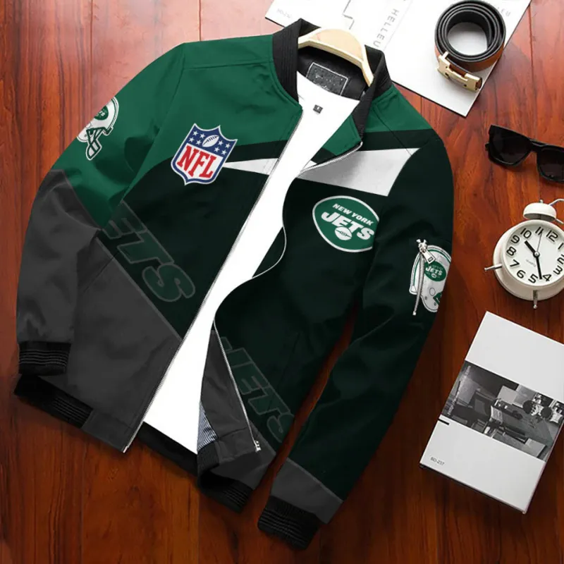 New York Jets Personalized Bomber Jacket