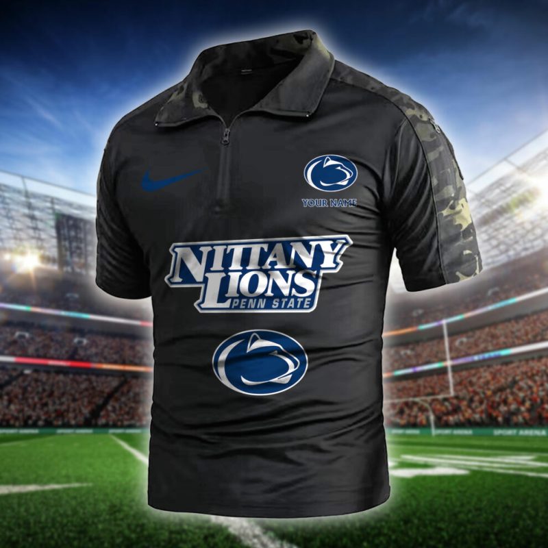 Penn State Nittany Lions Army Polo Shirt Camo