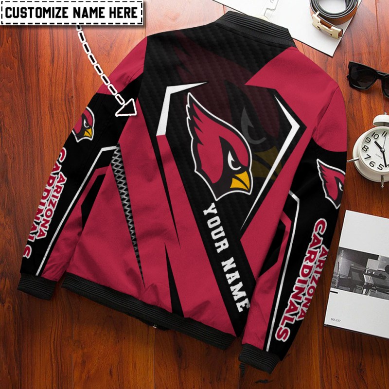 Arizona Cardinals Bomber Jacket - Back View