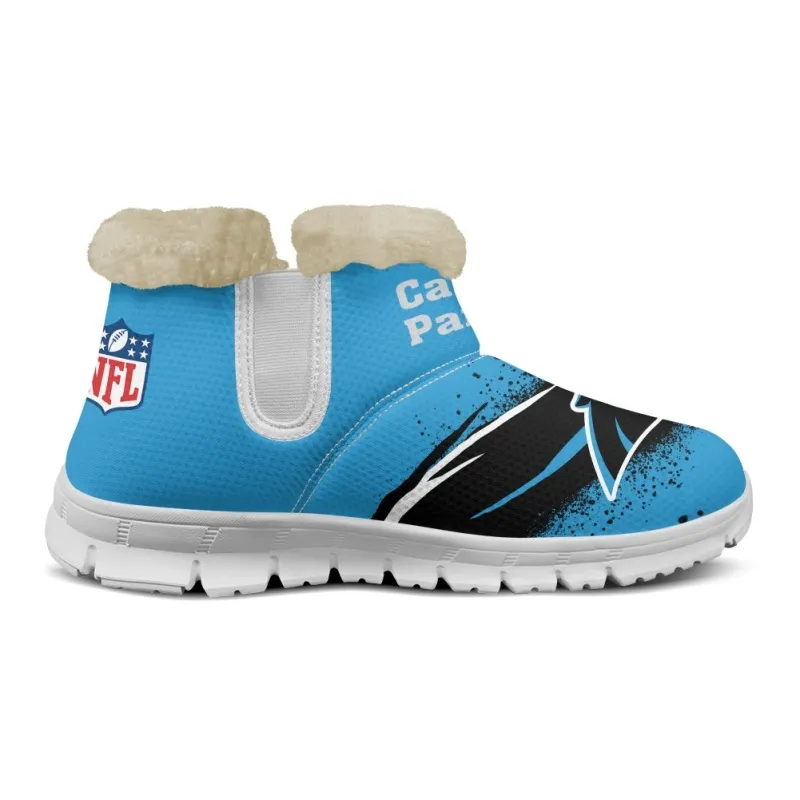 Carolina Panthers Comfy Winter Snow Boots Image 13
