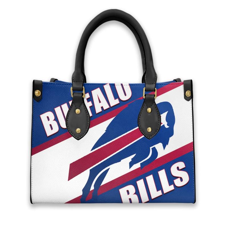 Buffalo Bills Leather Hand Bag Side View