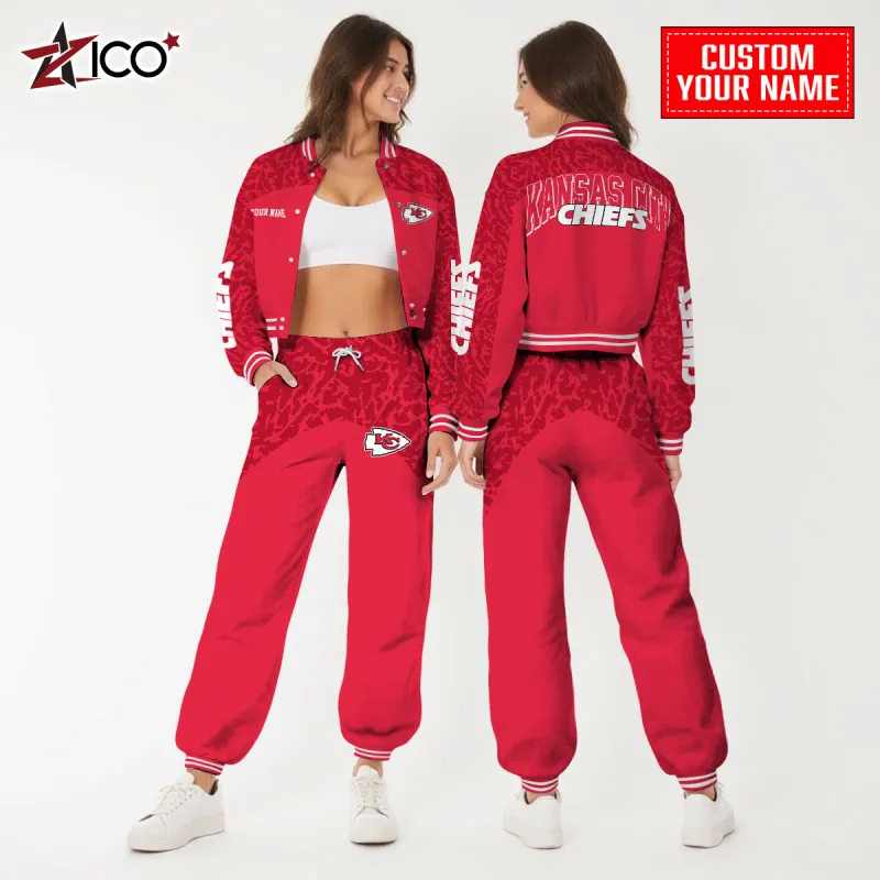 Kansas City Chiefs Varsity Jacket and Sweatpants 4
