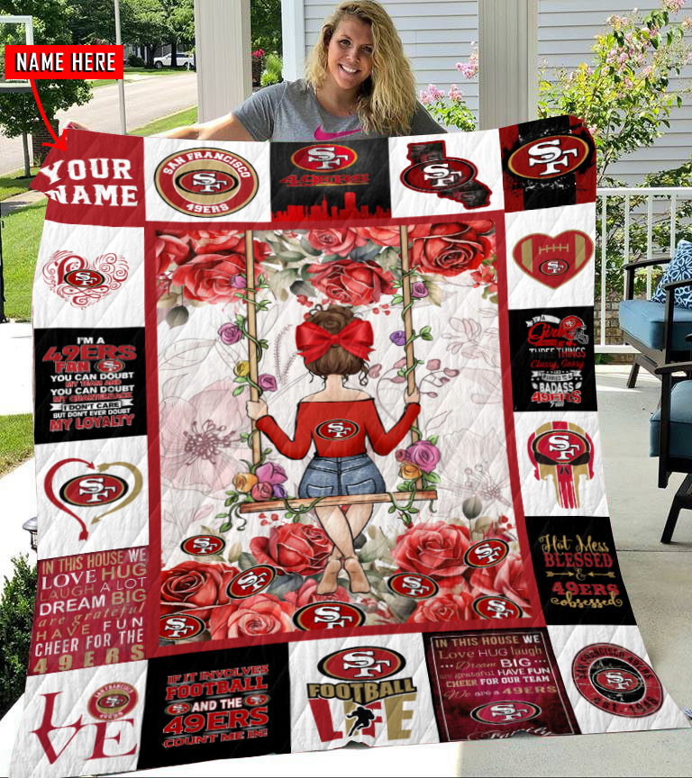 San Francisco 49ers Personalized Premium Quilt
