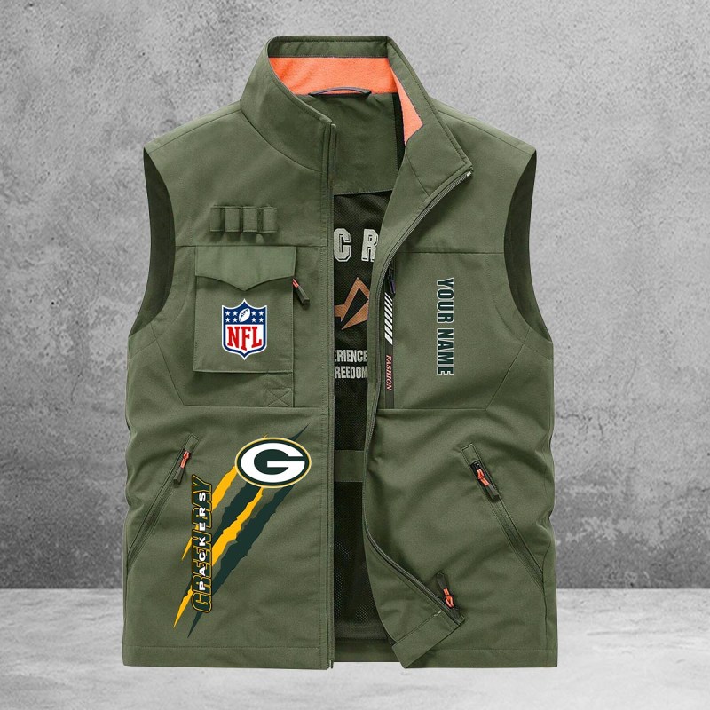 Green Bay Packers Multi-Pockets Vest