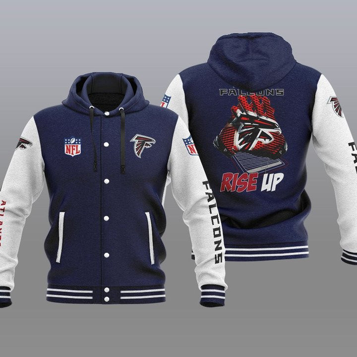 Atlanta Falcons Hooded Button Jacket